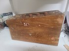 Vintage Antique Mystery Angular Upright Am Tube Radio Wood Frame Unrestored Deco