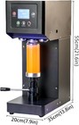 Semi-automatic Can Sealing Machine Adjustable Commercial Black