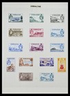 Great Britain And Colonies 1840-1960 Mh used Stamp Collection In 2 Albums
