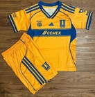 Tigres Uanl Home Yellow 2025 Soccer Kid Jersey