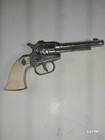 Vtg Die Cast Leslie Henry 1950 s Western Pistol 50 Shot Repeater Toy Cap Gun