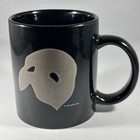 1986  Phantom Of The Opera Coffee Mug Black Mask Broadway Vintage