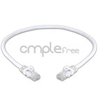3x 1 5ft Cat6 Cable Ethernet Lan Network Cat 6 Rj45 Patch Cord White New