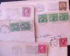 6 Old Covers W  6 Different Stamps   Lot ca5