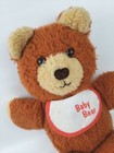 Vintage Fisher Price 1984 Quaker Oats Teddy Baby Bear Plush Bib Bedtime Lovey