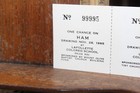 1965 Ticket Ham Drawing African American Lafollette Colored School Tennessee