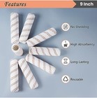 Microfiber Paint Roller Covers 9 Inch 3 8 Inch Nap 24 Pack Washable Reusable