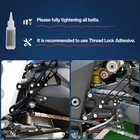 Adjustable Cnc Rearsets Foot Pegs For Yamaha Yzf R3 Mt 03 2015-2023 2016 2017 18