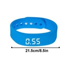 Vibrating Alarm Clock Watch Waterproof Wristband Alarm Watch Silent Reminder