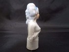 Vintage Porcelain Girl Woman Pincushion Head   Half Doll Japan Pin Cushion