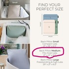 Badesofa Luxury Bath Pillow Medium Ivory Pearl - Quick-drying Bath Back Pillow