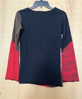 Cirque Du Soleil Ka Cotton Black Red Graphic Top Bell Sleeves Small S p