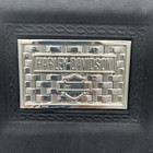 Harley-davidson Address Phone Book Leather Sterling 925 Black -9 5 X 7 - Unused