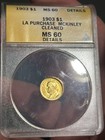 1903 Mckinley G 1 Louisiana Purchase Commemorative  ngc Anacs Details Cleaned 