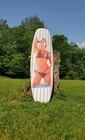 Coors Light Surfboard Beer Girl Bikini Model Rare Pin Up Bar Sign Advertising