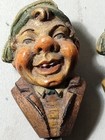 Vintage Carved Wood German Bar Topper Set Cork  Opener  Corkscrew