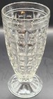 Vintage Malt   Soda Fountain Glass 7in Tall Flawed See Photos 