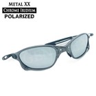 Metal Xx Sunglasses Alloy Frames Uv400 Polarized Chrome Iridium - Usa Fast Ship