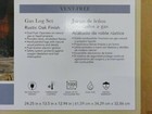 Allen   Roth 30000-btu Natural Gas Or Propane Log Set Rustic Oak Vent Free