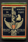 Rare 1920 s Advertising Trinciato Italia Scarce Vertical Pocket Tobacco Tin V2