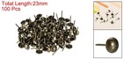 100pcs Upholstery Tacks 7 16  X 15 16  Round Head Furniture Nails Bronze