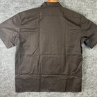 New Dickies Button Shirt Men   s Xl Brown
