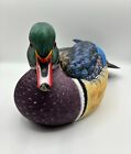 Wood Duck Original Wood Carving