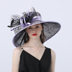 Organza Church Kentucky Derby Hat Fascinator Bridal Tea Party Wedding Cap
