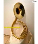 Sousaphone 16 bell Size Golden Polish Made Of Pure Brass case Box  Free Shipping