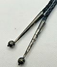 Vintage Sterling Silver   Black Onyx Bolo Tie Western Cowboy Native American