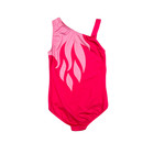 Girls Gymnastics Leotard Pink Stretchy Dance Costume Vogue Fashion - Size 12