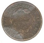 1826 1c Bn Coronet Head Cent- Choice Vf Env Dmg On Reverse- Smh-2672