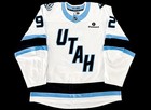 Logan Cooley Utah Mammoth Game Worn Jersey Arizona Coyotes