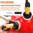 Electric Car Polisher Buffer Sander Waxer Kit Grinder Variable Speed 5  7  Pads