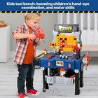 Kids Tool Bench Set W  Electric Drill Realistic Tool Pretend Play Workbench Toys