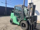 2021 Mitsubishi  8 000lb Solid Pneumatic Forklift With Ss And 2 Stage Mast