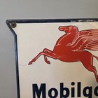  Mobilgas Special Pegasus Porcelain Gas   Oil Advertising Sign I r 46 Pump Plate