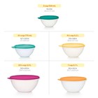 Tupperware Classic Wonderlier Bowl 5-pc Set With Lids New