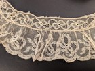 Antique Victorian19th C Valenciennes Lace W Bow Detail