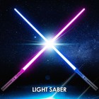 Lightsaber 7 Color Realistic Sound Star Wars Metal Hilt Force Fight Rechargeable