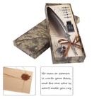 Vintage Dip Pen Set Complete Calligraphy Set Empty Ink Bottle Included