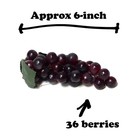 24-pack Lot Artificial Grape Bunch 6-inch Purple Cluster Uvas Case Dozen 10 20