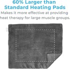 Pure Enrichment Purerelief  Ultra-wide Microplush Heating Pad - Gray  20x24