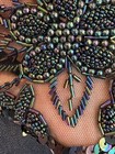 Gorgeous Vintage Bead And Sequin Dress Collar Excellent 