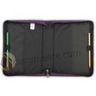 Bible Cover Large Therefore If Anyone Is In Christ Luxleather Purple