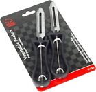 Chef Craft 2pc Classic Stainless Steel Blade Potato   Vegetable Peeler Set