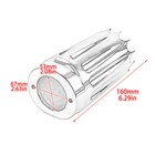 Chrome Cnc Cut Slider Fork Boot Cover Fit For Harley Touring Flhr Fltr Flhx 84 