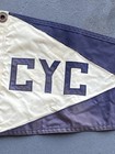 Vintage Yacht Club Burgee Pennant Flag  cyc  
