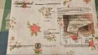 Vintage Lady Pepperell New Double Sized Sheet Pink Roses Flat 