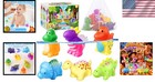 6 Dinosaur Bath Toys  Color Changing  No Hole  Kids Water Play Fun
